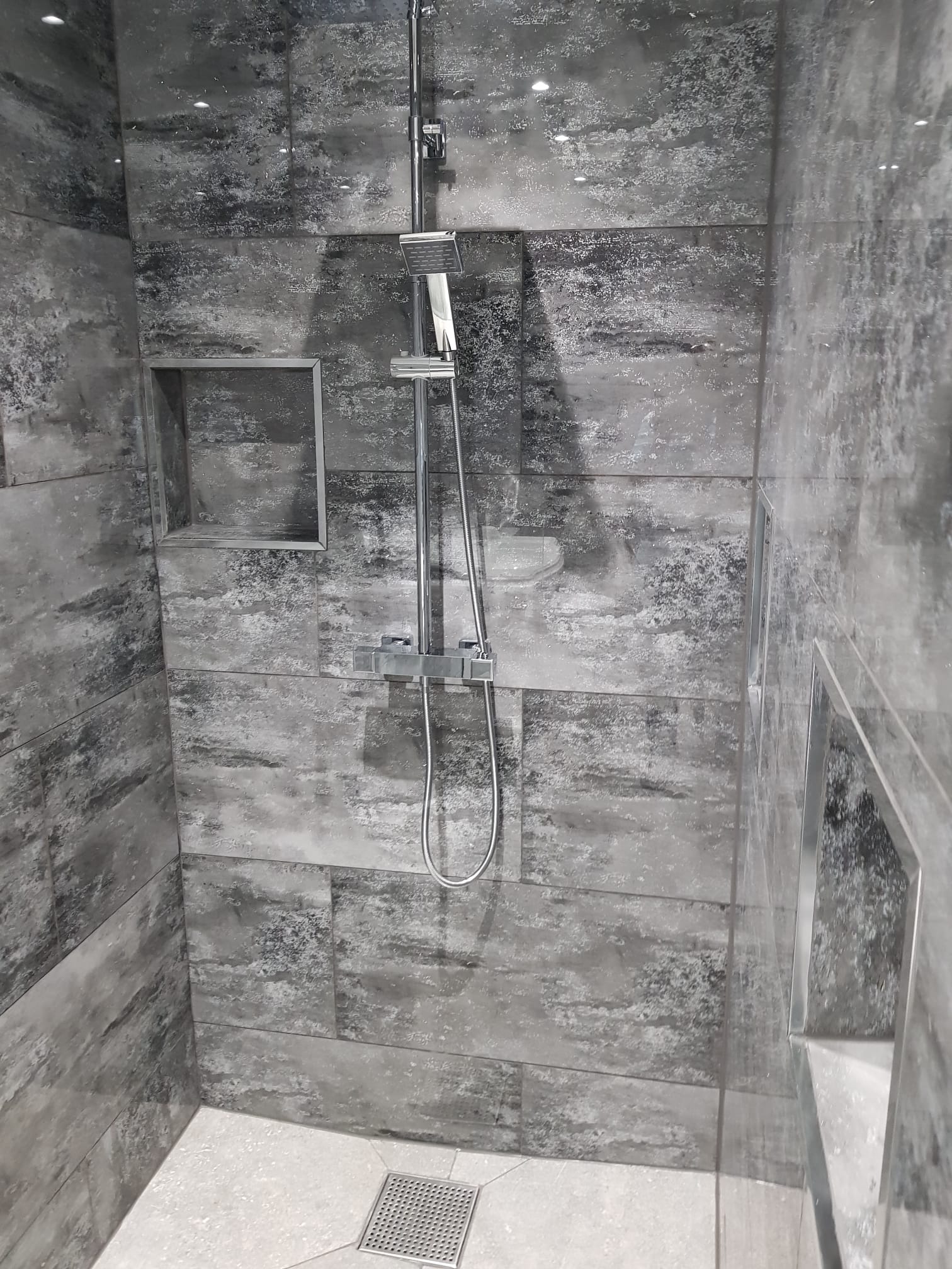 Bathroom installation — completed view
